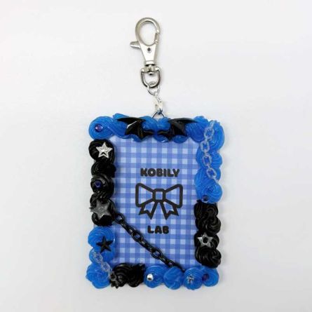 KOBILY LAB - Photocard Holder (Bleu et Noir)