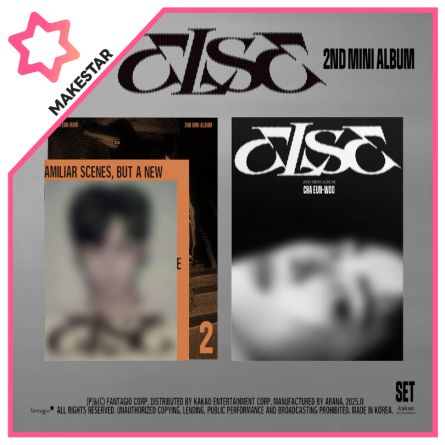 [SET POB MS] CHA EUN-WOO - ELSE - Mini Album Vol.2
