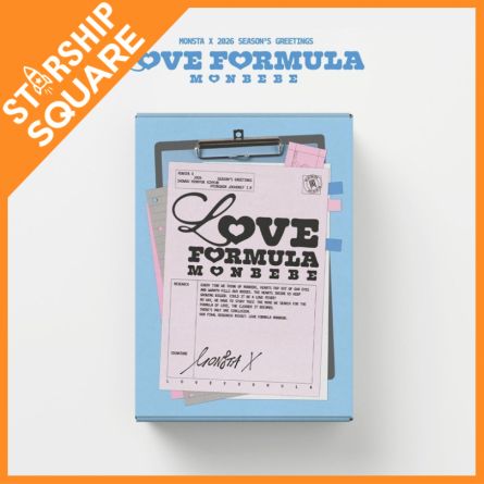 [BONUS STSQ] MONSTA X - 2026 SEASON'S GREETINGS - LOVE FORMULA MONBEBE