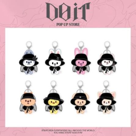 Stray Kids - [DO IT] Pop-Up Store - SKZOO COSTUME MAGNET PLUSH KEYRING