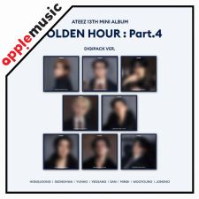 [POB AM] ATEEZ - Golden Hour : Part 4 - Mini Album Vol.13 (Digipack ver.)