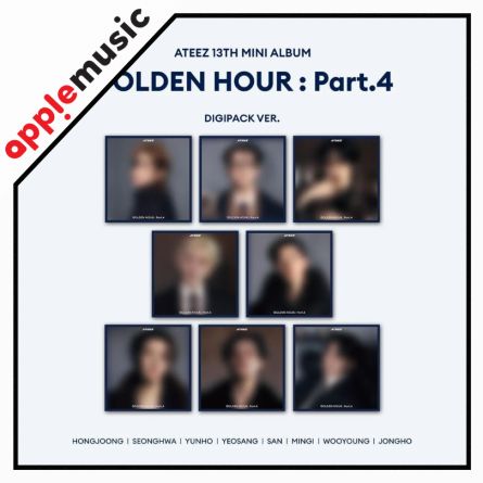 [POB AM] ATEEZ - Golden Hour : Part 4 - Mini Album Vol.13 (Digipack ver.)