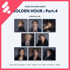 [POB FROMM] ATEEZ - Golden Hour : Part 4 - Mini Album Vol.13 (Digipack ver.)