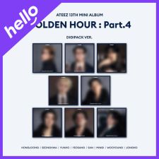 [POB HL] ATEEZ - Golden Hour : Part 4 - Mini Album Vol.13 (Digipack ver.)