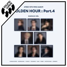 [POB SW] ATEEZ - Golden Hour : Part 4 - Mini Album Vol.13 (Digipack ver.)