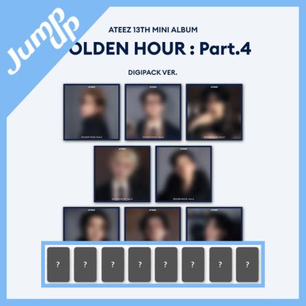 [POB JUP] ATEEZ - Golden Hour : Part 4 - Mini Album Vol.13 (Digipack ver.)