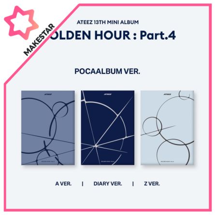 [POB MS] ATEEZ - Golden Hour : Part 4 - Mini Album Vol.13 (POCA ver.)