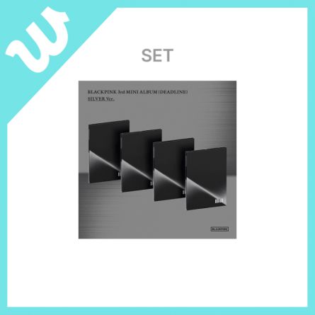[SET BONUS WV] BLACKPINK - DEADLINE - Mini Album Vol.3 (SILVER Ver.)