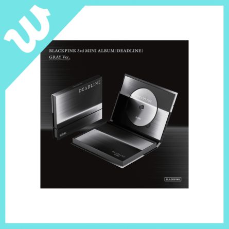 [BONUS WV] BLACKPINK - DEADLINE - Mini Album Vol.3 (GRAY Ver.)