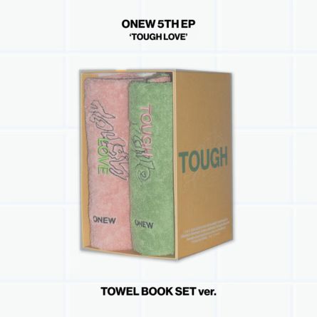 [SET] ONEW - TOUGH LOVE - Mini Album Vol.5 (TOWEL BOOK SET Ver.)