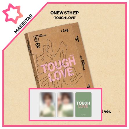[POB MS] ONEW - TOUGH LOVE - Mini Album Vol.5 (BOOK Ver.)