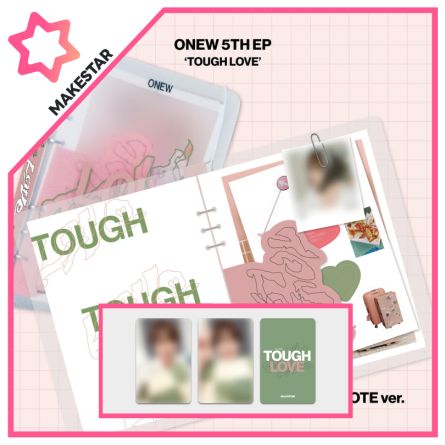 [POB MS] ONEW - TOUGH LOVE - Mini Album Vol.5 (NOTE Ver.)