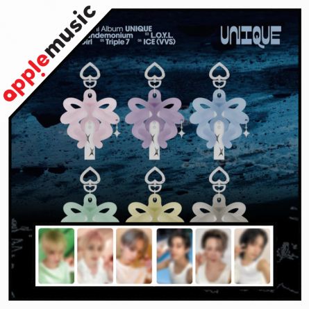 [POB AM] P1Harmony - UNIQUE - Mini Album Vol.9 (Light Keyring Ver.) 