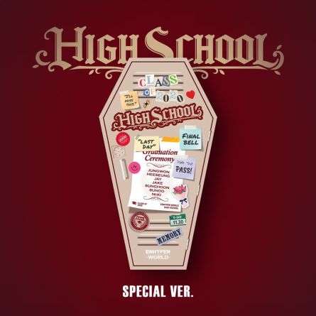 ENHYPEN - WORLD COUPON CARD COLLECTION - HIGH SCHOOL SPECIAL ver.