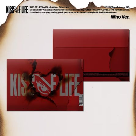 [ENVELOPPE] KISS OF LIFE - Who is she - Single Album Vol.2 (Who ver.)
