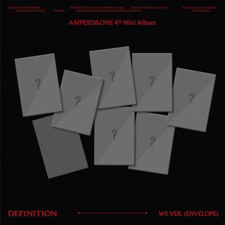 [MEMBER] AMPERS&ONE - DEFINITION - Mini Album Vol.4 (WE Ver.)