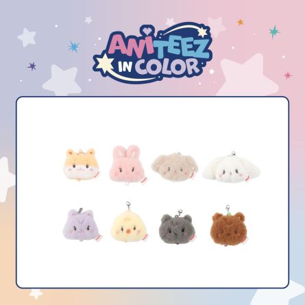 ATEEZ - ANITEEZ IN COLOR - Linkable Face Keyring
