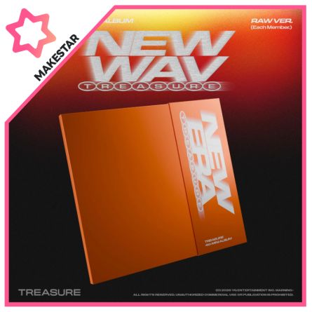 [POB MS] TREASURE - NEW WAV - Mini Album Vol.4 (RAW Ver.)