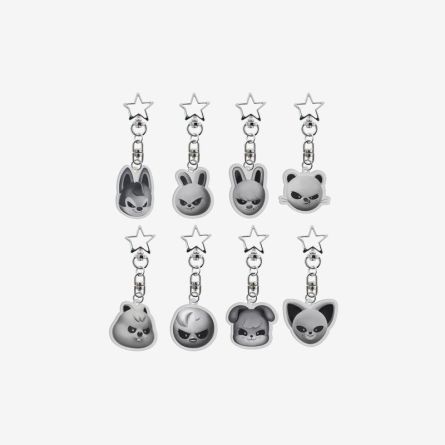 Stray Kids - [Everywhere All Around The World] Merch - EVIL SKZOO Acrylic Keyring.