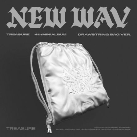 [QR] TREASURE - NEW WAV - Mini Album Vol.4 (DRAWSTRING BAG Ver.)