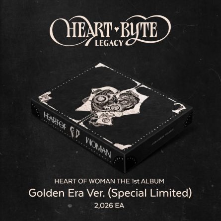 [LIMITED] H.O.W (Heart Of Woman) - Heart Byte : LEGACY - Album Vol.1 (Golden Era Ver.)