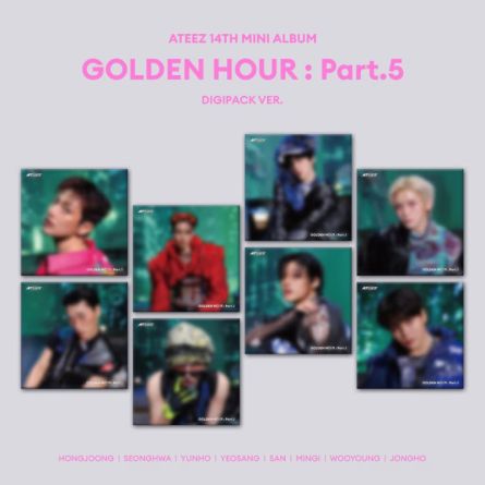 [MEMBER] ATEEZ - GOLDEN HOUR : Part.5 - Mini Album Vol.14 (DIGIPACK Ver.)