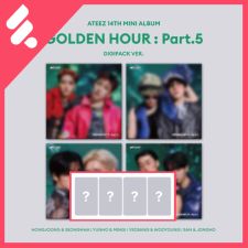 [POB FROMM] ATEEZ - GOLDEN HOUR : Part.5 - Mini Album Vol.14 (DIGIPACK UNIT Ver.)