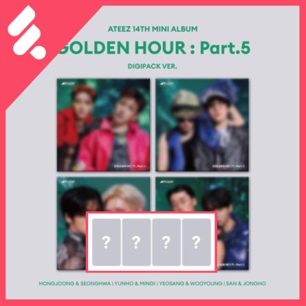 [POB FROMM] ATEEZ - GOLDEN HOUR : Part.5 - Mini Album Vol.14 (DIGIPACK UNIT Ver.)