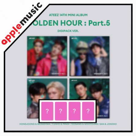 [POB AM] ATEEZ - GOLDEN HOUR : Part.5 - Mini Album Vol.14 (DIGIPACK UNIT Ver.)