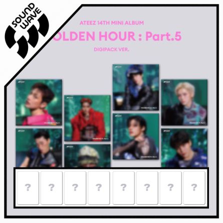 [POB SW] ATEEZ - GOLDEN HOUR : Part.5 - Mini Album Vol.14 (DIGIPACK Ver.)