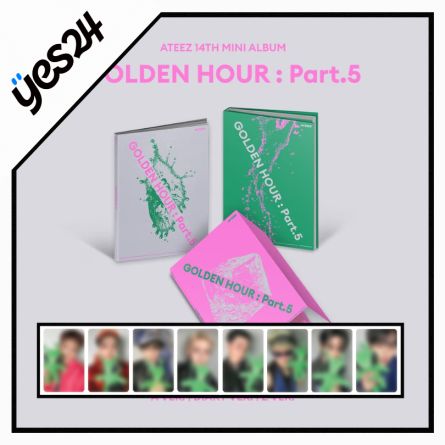 [POB YES24] ATEEZ - GOLDEN HOUR : Part.5 - Mini Album Vol.14