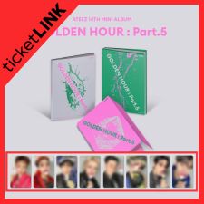 [POB T-LINK] ATEEZ - GOLDEN HOUR : Part.5 - Mini Album Vol.14