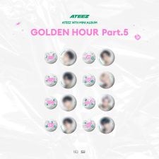 ATEEZ - GOLDEN HOUR Part.5 [POP-UP Store] - Can Badge Set
