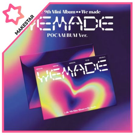 [MAKESTAR LUCKY DRAW] i-dle - We made - Mini Album Vol.9 (POCA Ver.)