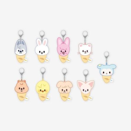 Stray Kids - 'THIS & THAT' POP-UP MD - PLUSH KEYRING ICECREAM Ver.