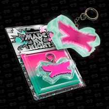 LE SSERAFIM - Made My Night - Single Album Vol.2 Glow Clicker Keychain (Pink ver.)