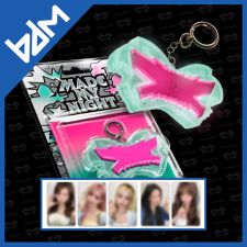 [POB BDM] LE SSERAFIM - Made My Night - Single Album Vol.2 Glow Clicker Keychain (Pink ver.)
