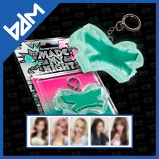 [POB BDM] LE SSERAFIM - Made My Night - Single Album Vol.2 Glow Clicker Keychain (Mint ver.)