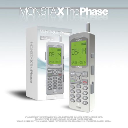 [LIMITED] MONSTA X - The Phase - EP Album (MX-0514 Table Clock Ver.)