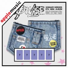 [POB AM] Xdinary Heroes - IMPULSE - Mini Album Vol.9 (DENIM POUCH Ver.)