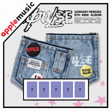 [POB AM] Xdinary Heroes - IMPULSE - Mini Album Vol.9 (DENIM POUCH Ver.)