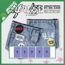 [POB MP] Xdinary Heroes - IMPULSE - Mini Album Vol.9 (DENIM POUCH Ver.)