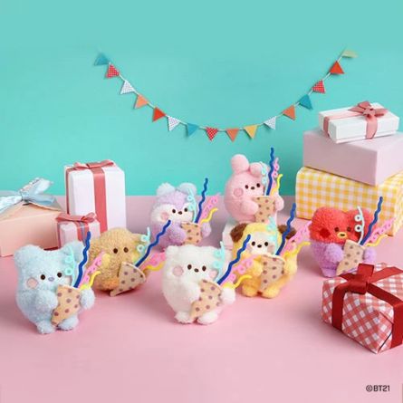 BT21 - MININI Plush Keyring [PONGPONG SURPRISE]