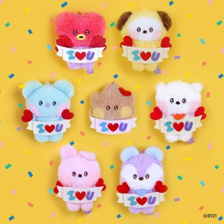 BT21 - MININI Plush Keyring [ILOVEU]
