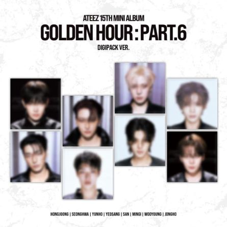 [MEMBER] ATEEZ - GOLDEN HOUR : Part.6 - Mini Album Vol.15 (DIGIPACK Ver.)