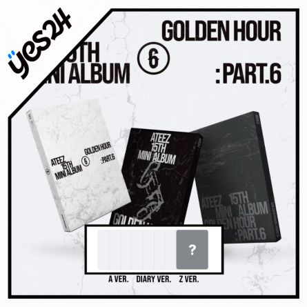 [POB YES24] ATEEZ - GOLDEN HOUR : Part.6 - Mini Album Vol.15 (Photobook Ver.)