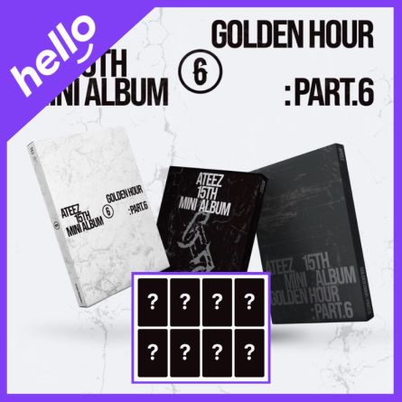 [POB HL] ATEEZ - GOLDEN HOUR : Part.6 - Mini Album Vol.15 (Photobook Ver.)