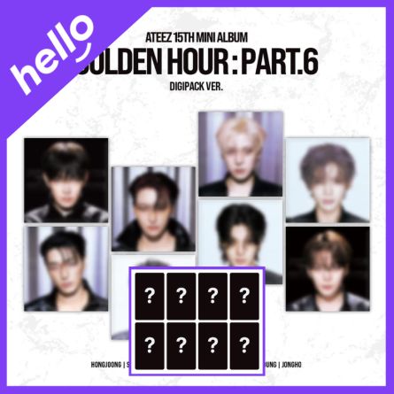 [POB HL] ATEEZ - GOLDEN HOUR : Part.6 - Mini Album Vol.15 (DIGIPACK Ver.)