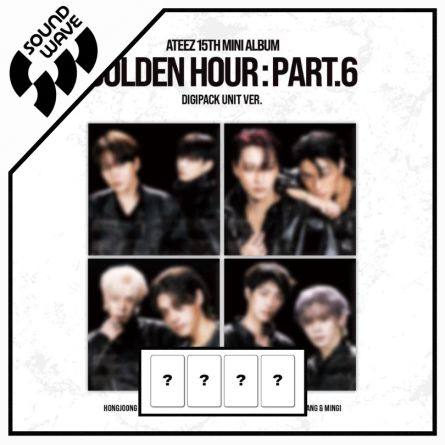 [POB SW] ATEEZ - GOLDEN HOUR : Part.6 - Mini Album Vol.15 (DIGIPACK UNIT Ver.)