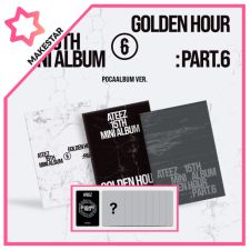 [POB MS] ATEEZ - GOLDEN HOUR : Part.6 - Mini Album Vol.15 (POCA Ver.)
